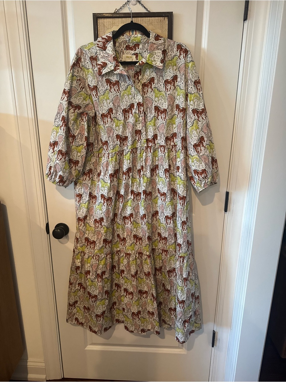 Anthropologie Bettina Tiered Shirt Dress by Maeve - Picture 3 of 7